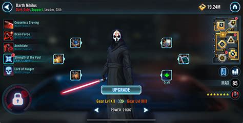 SWGoH Relic Review: Darth Nihilus .